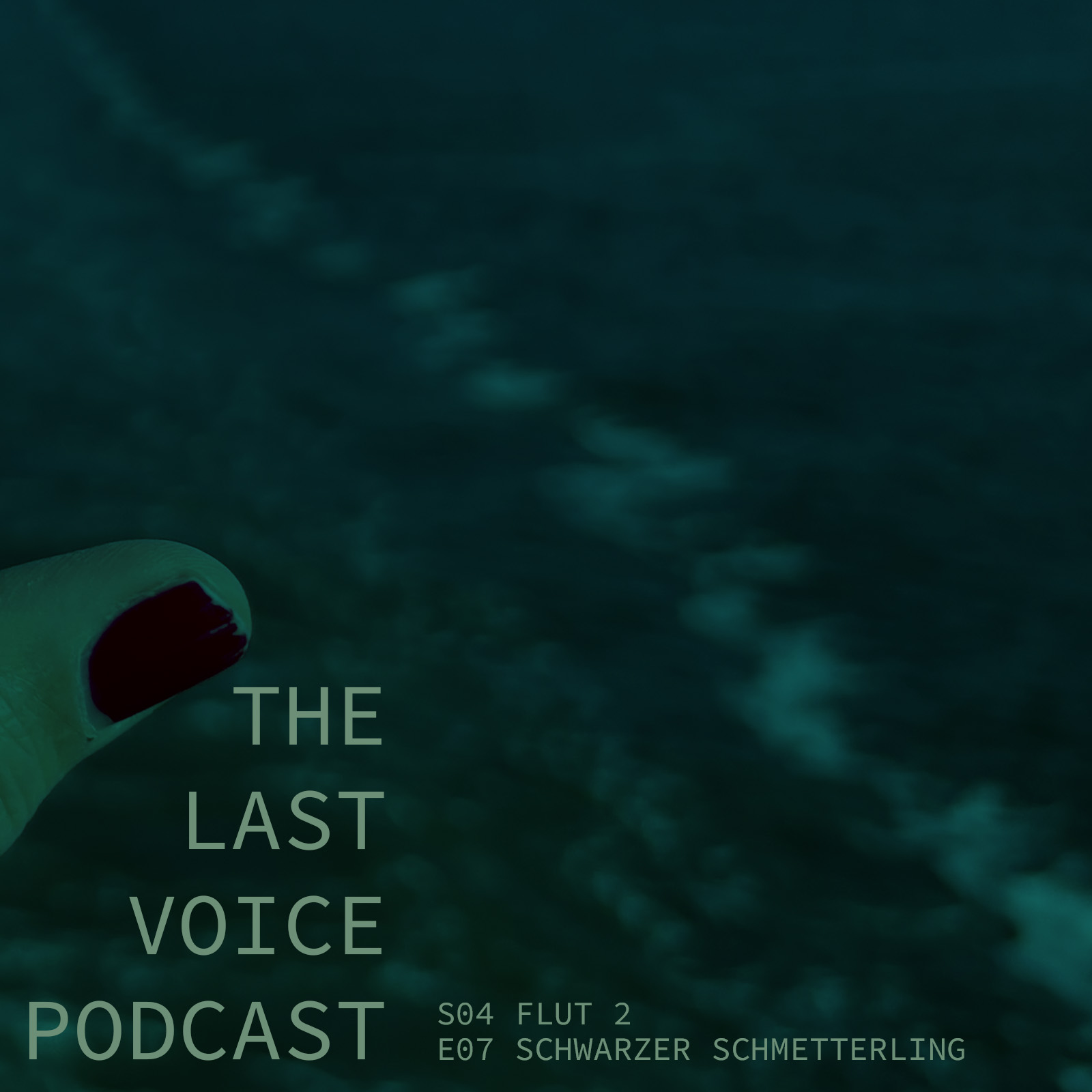 Flut 2 #07 Schwarzer Schmetterling